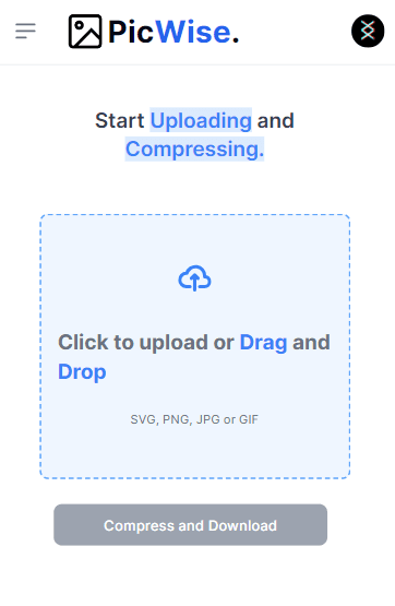 picwise Mobile Dashboard
